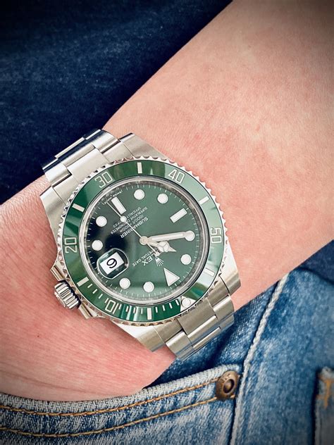 rolex hulk wrist